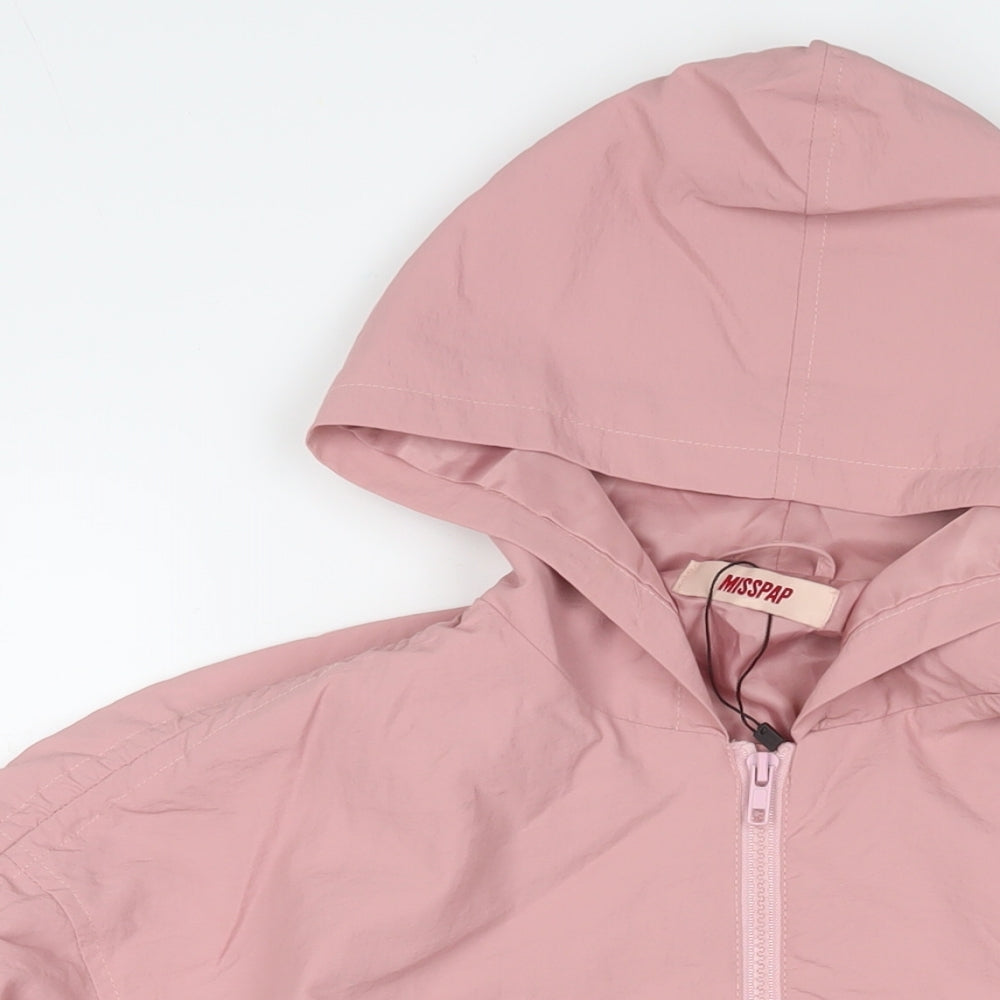 Misspap Womens Pink Jacket Size 6 Zip