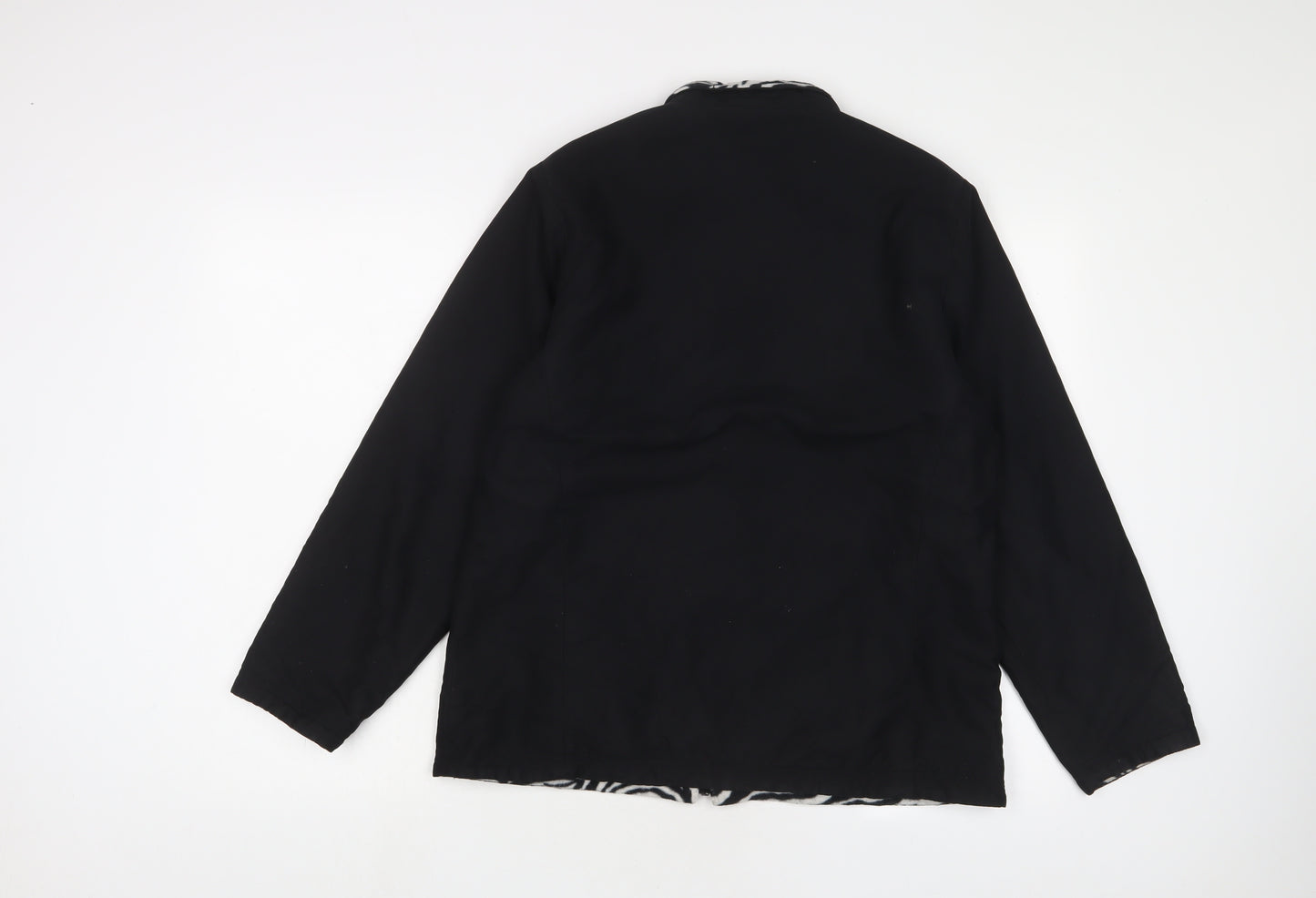DASH Womens Black Jacket Size 12 Zip