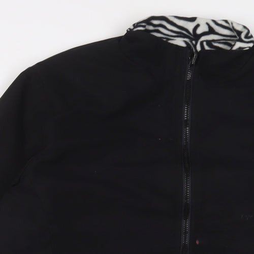 DASH Womens Black Jacket Size 12 Zip