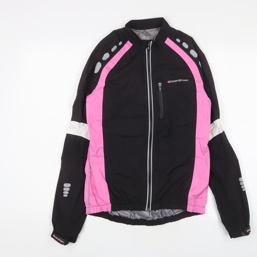boardman Womens Pink Jacket Size 8 Zip