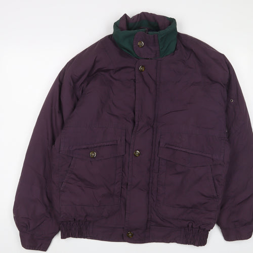 Country Trader Womens Purple Jacket Size L Zip