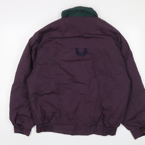 Country Trader Womens Purple Jacket Size L Zip