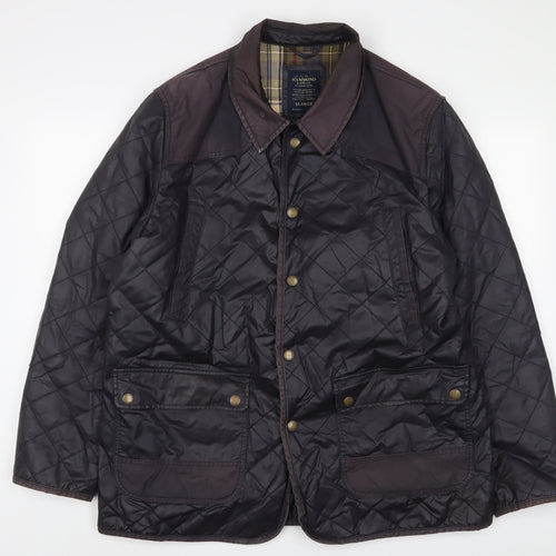 Hammond & Co Mens Brown Jacket Size XL Snap