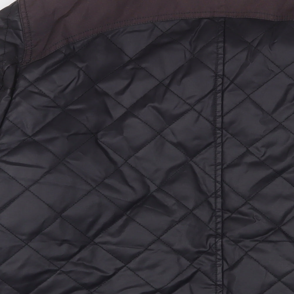 Hammond & Co Mens Brown Jacket Size XL Snap