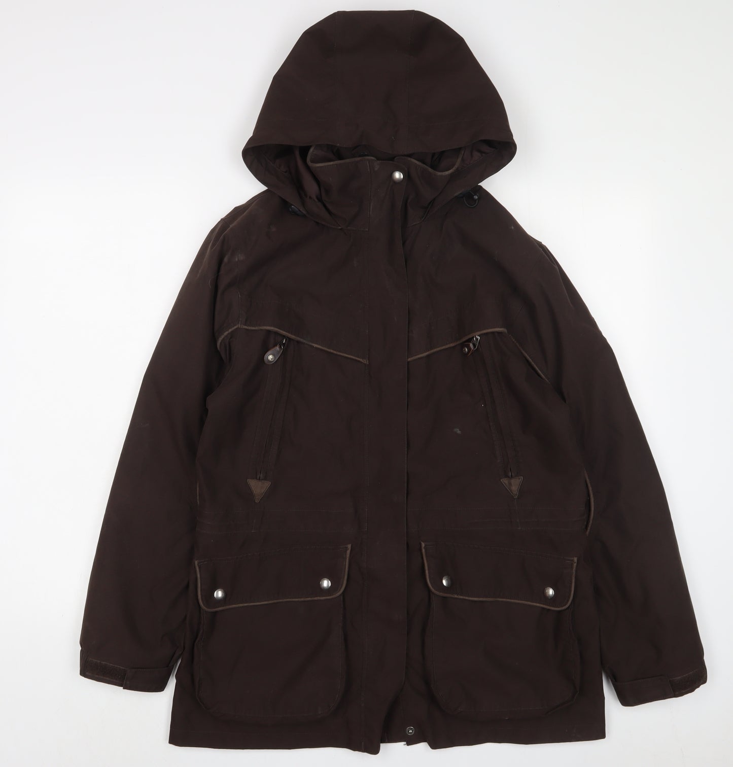 Aigle Mens Brown Jacket Size S Zip