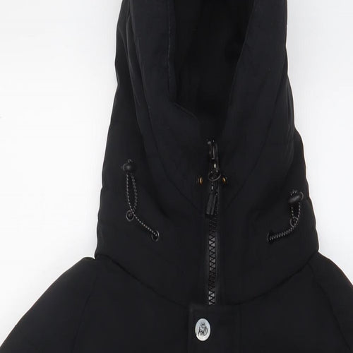 Kings Will Dream Womens Black Quilted Coat Size S Zip