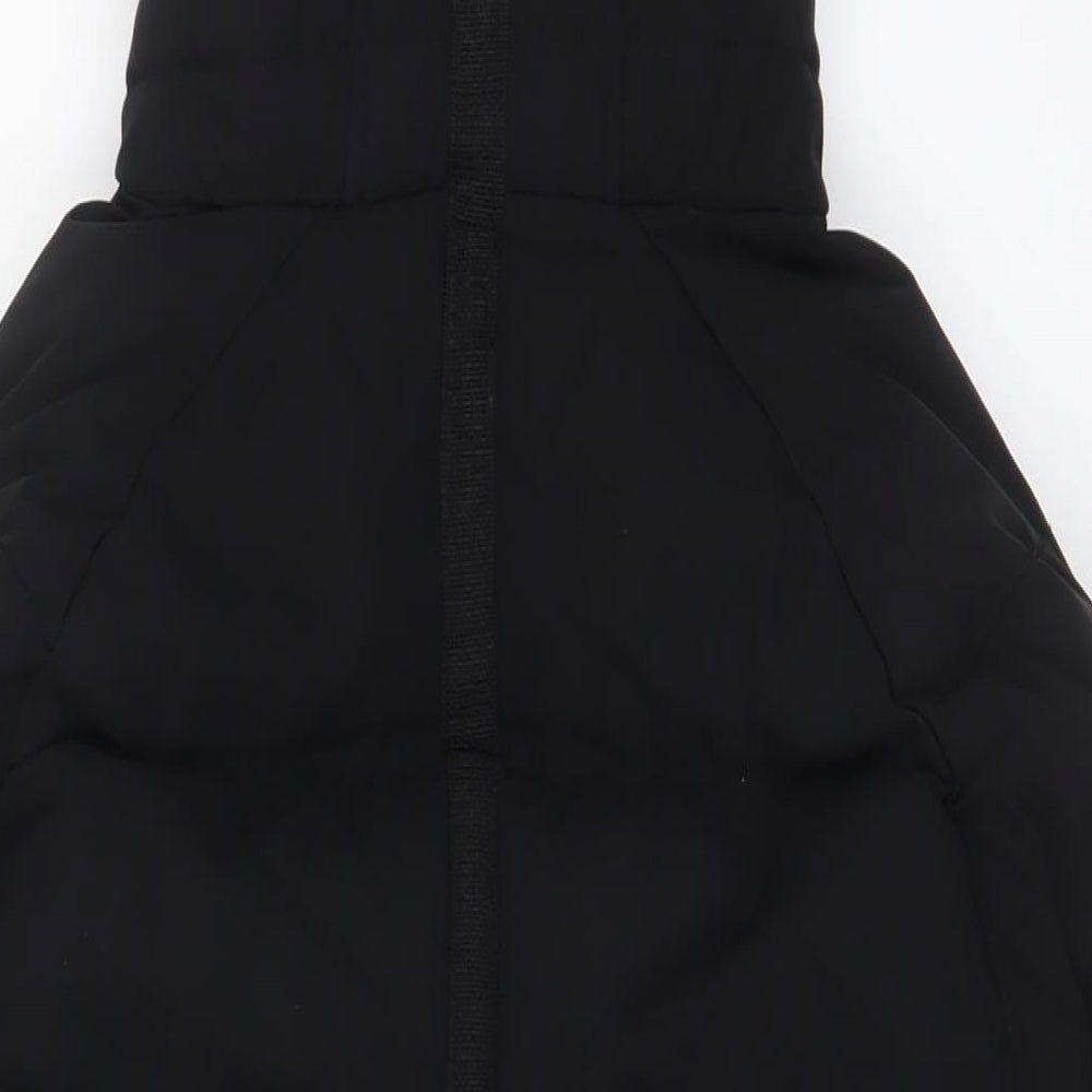 Kings Will Dream Womens Black Quilted Coat Size S Zip