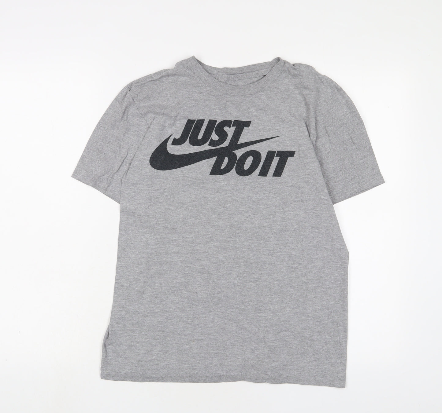 Nike Mens Grey Cotton T-Shirt Size XS Crew Neck