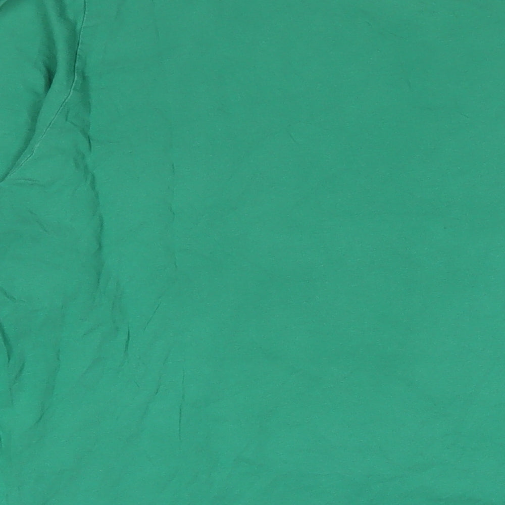 Livergy Mens Green Cotton T-Shirt Size XL Crew Neck