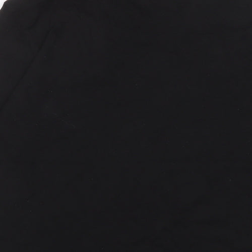 Calvin Klein Womens Black Cotton Basic T-Shirt Size M Crew Neck - Logo