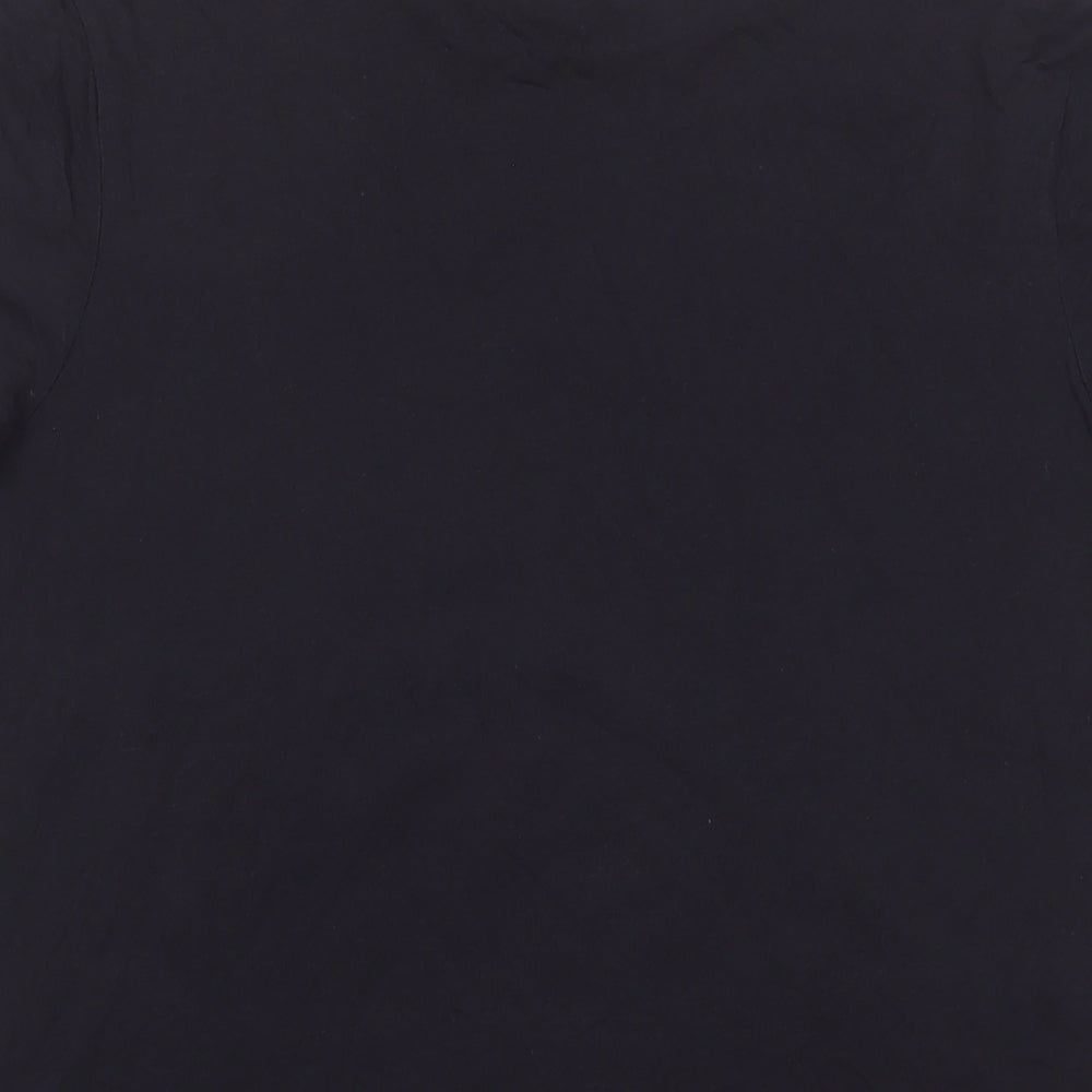 Jigsaw Womens Multicoloured Geometric Cotton Basic T-Shirt Size M Crew Neck