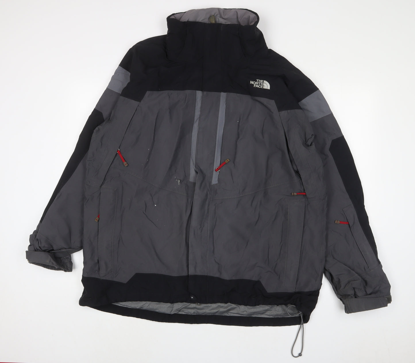 The North Face Mens Grey Jacket Coat Size XL Zip