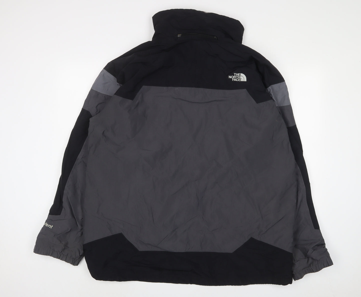 The North Face Mens Grey Jacket Coat Size XL Zip