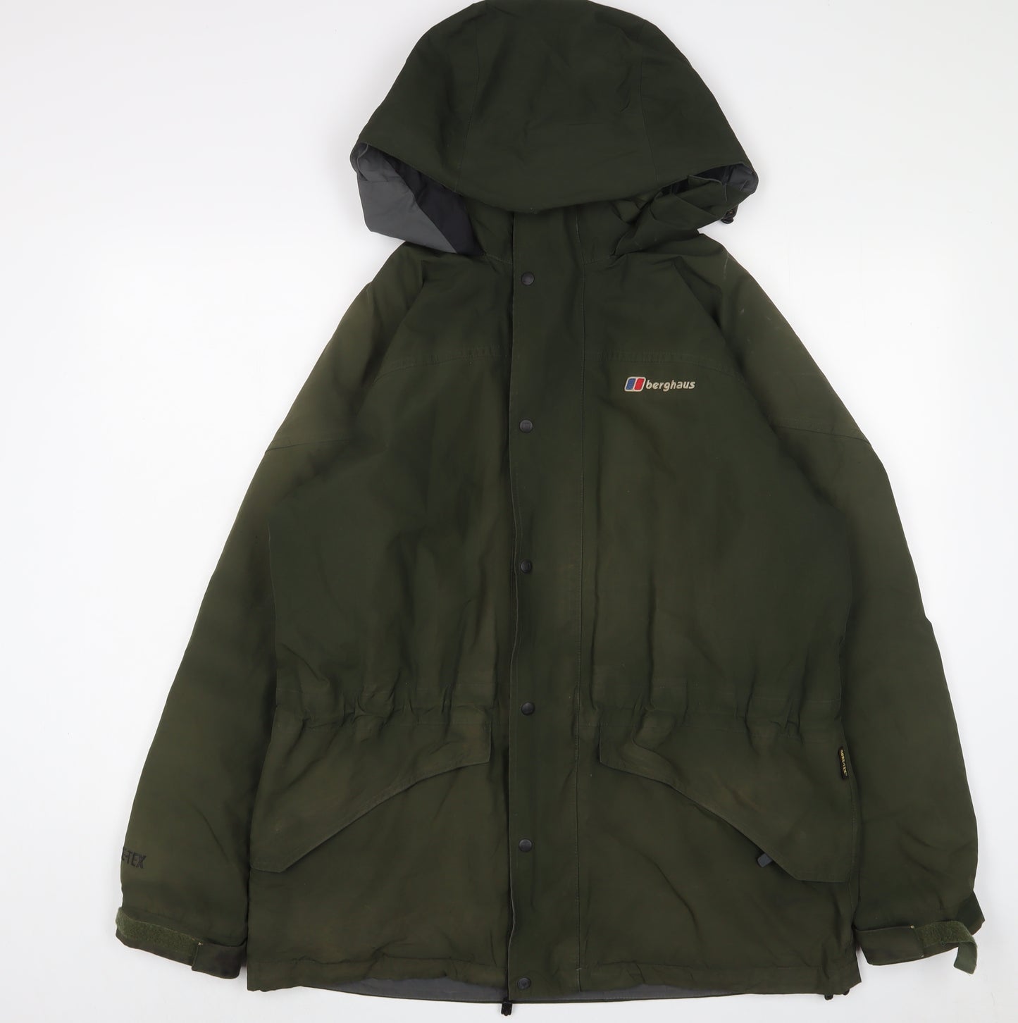 Berghaus Mens Green Jacket Coat Size M Zip - Zip Pockets