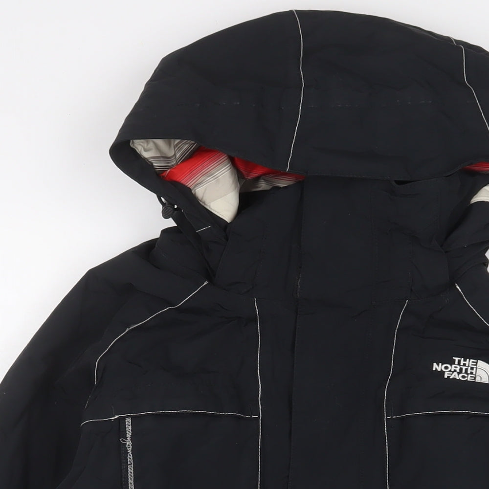 The North Face Womens Black Jacket Coat Size M Zip - Zip Pockets