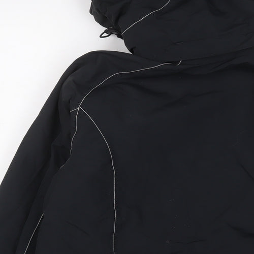 The North Face Womens Black Jacket Coat Size M Zip - Zip Pockets