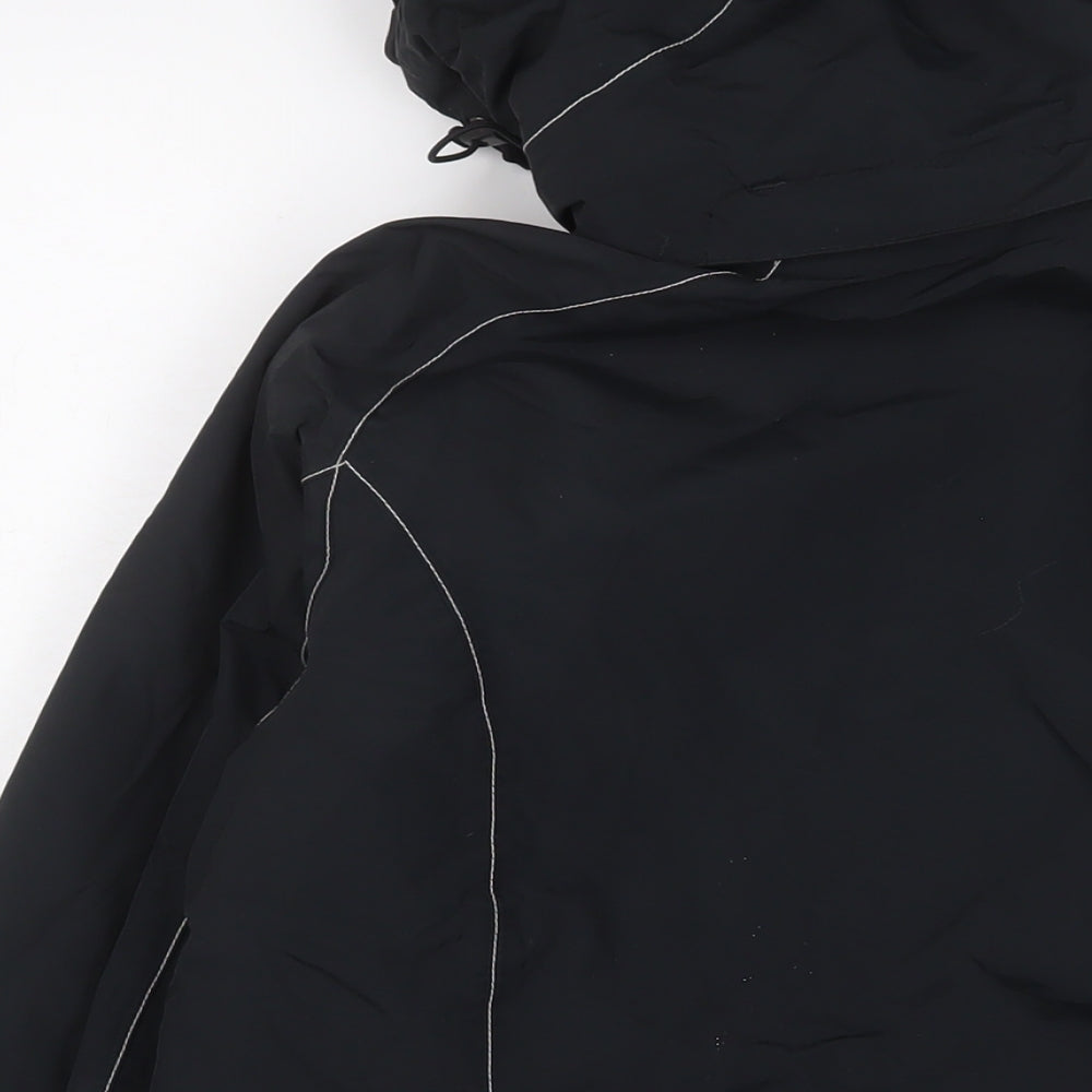 The North Face Womens Black Jacket Coat Size M Zip - Zip Pockets