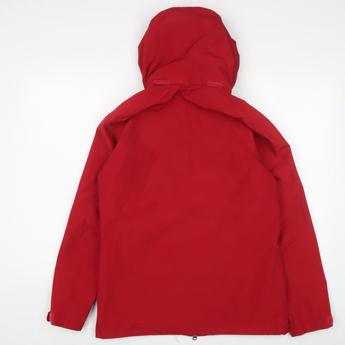 Rohan Womens Red Jacket Size S Zip - Logo, Embroidered