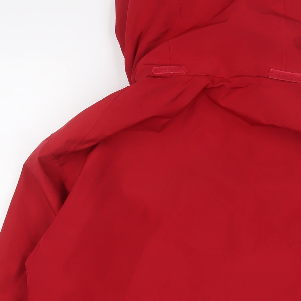 Rohan Womens Red Jacket Size S Zip - Logo, Embroidered