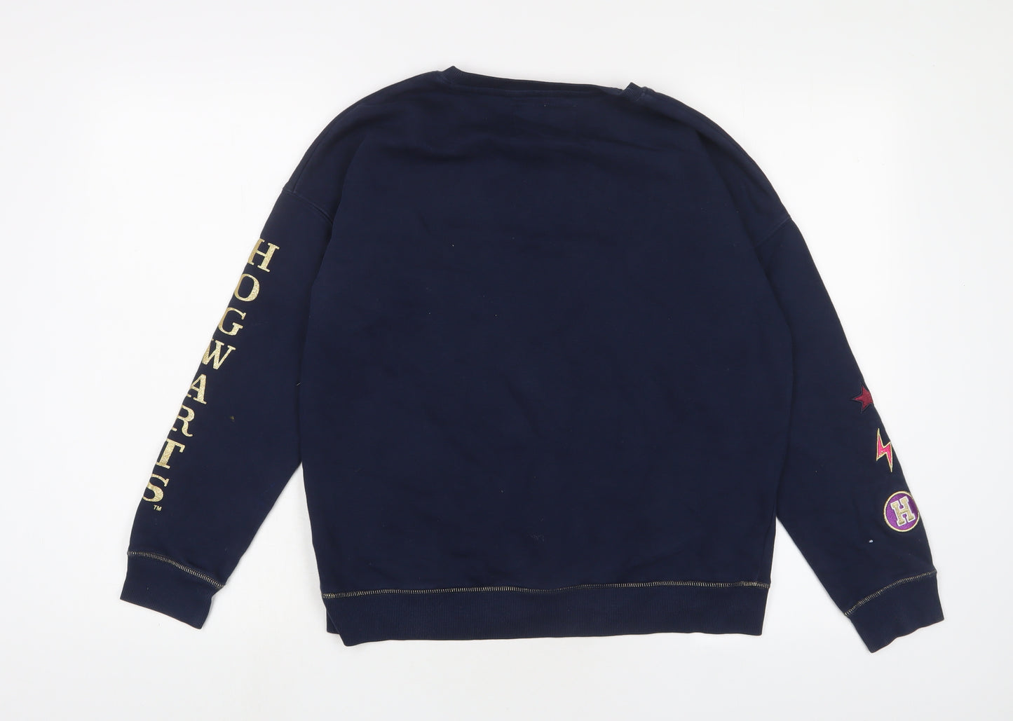 Harry Potter Girls Blue Cotton Pullover Sweatshirt Size 13-14 Years Pullover