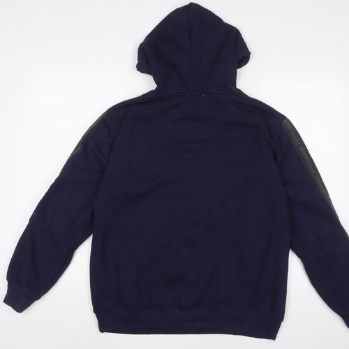 Aéropostale Mens Blue Cotton Pullover Hoodie Size L