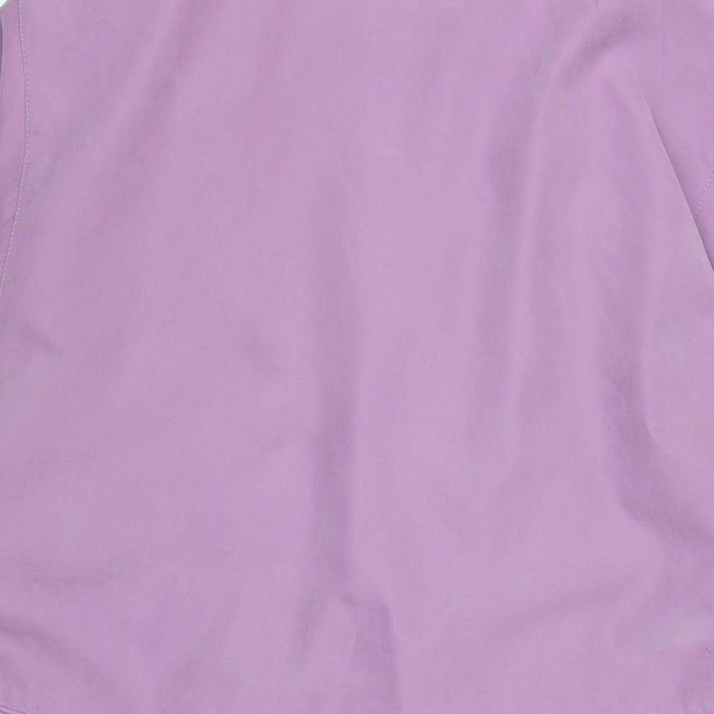 Dannimac Womens Purple Anorak Coat Size L Zip