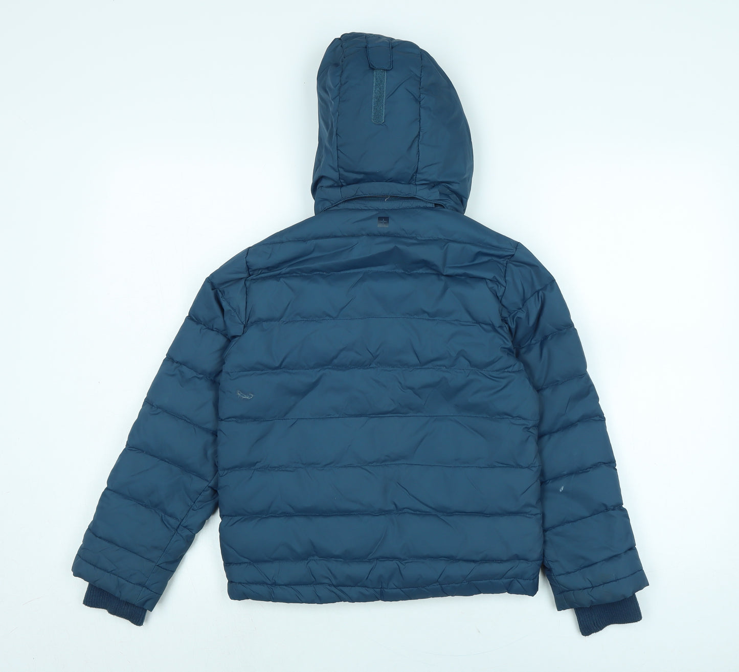 Mountain Warehouse Boys Blue Puffer Jacket Coat Size 7-8 Years Zip