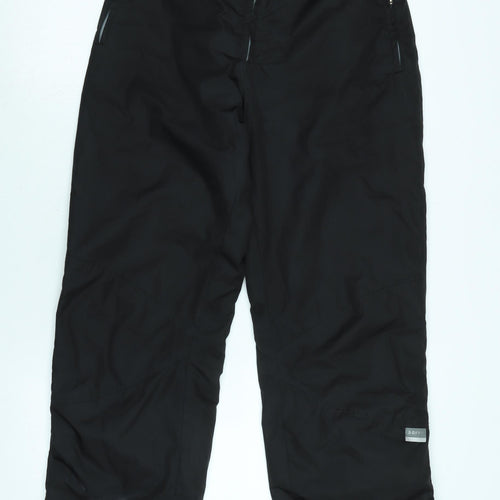 sorry Womens Black Polyimide Windbreaker Trousers Size L L29 in Regular Zip