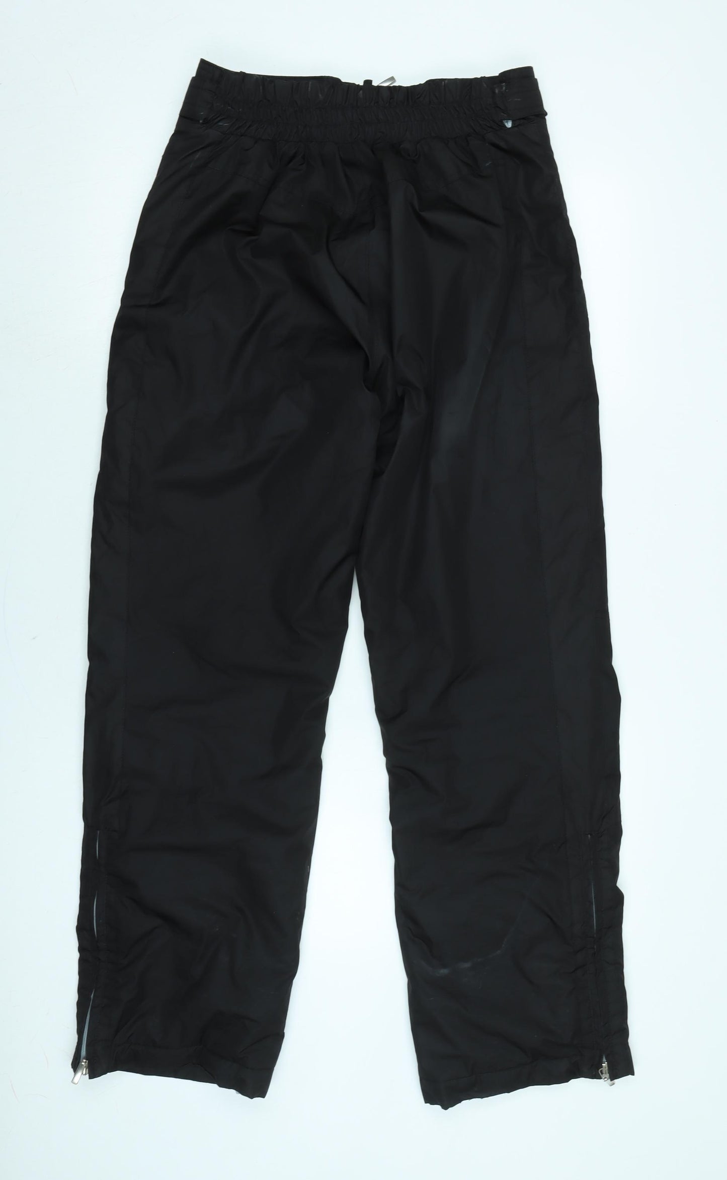 sorry Womens Black Polyimide Windbreaker Trousers Size L L29 in Regular Zip