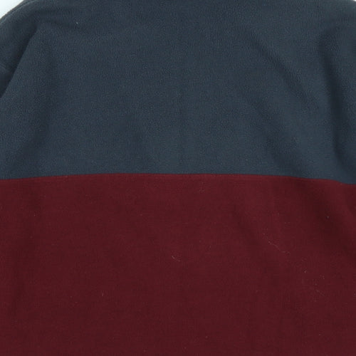 Pierre Cardin Mens Blue Polyester Henley Sweatshirt Size S