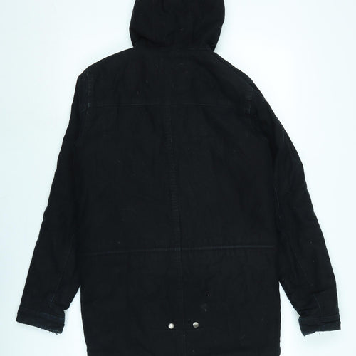 Carhartt Womens Black Parka Coat Size XS Zip