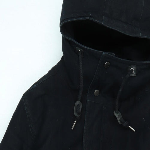 Carhartt Womens Black Parka Coat Size XS Zip