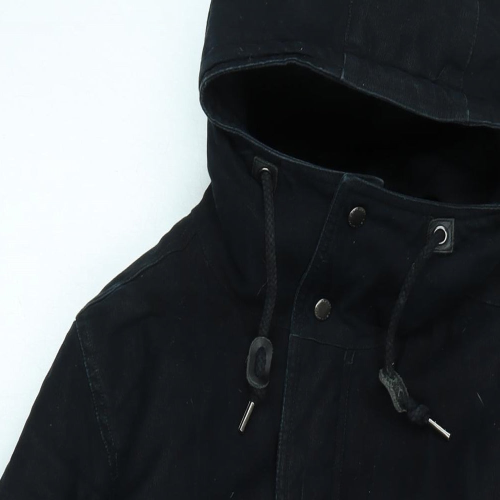 Carhartt Womens Black Parka Coat Size XS Zip