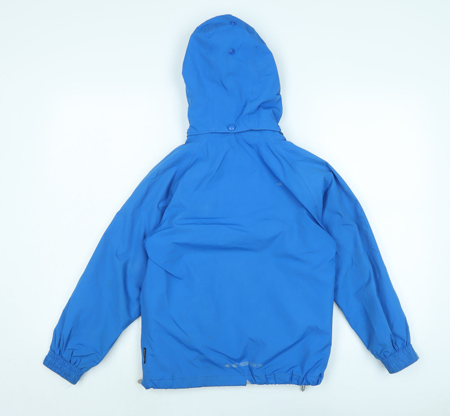 Trespass Boys Blue Anorak Coat Size 7-8 Years Zip