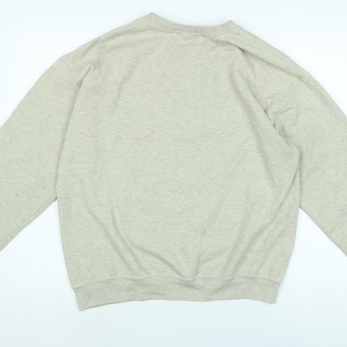 Goodbye to sleeves Womens Beige Polyester Pullover Sweatshirt Size M - Goodbye to sleeves