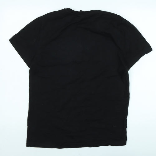 LEAUGE OF LEGENDS Mens Black Cotton T-Shirt Size M Crew Neck - Leauge of legends