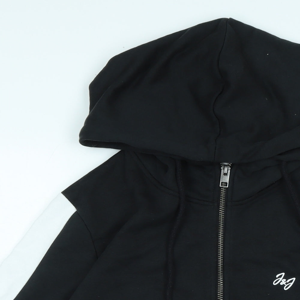 JACK & JONES Mens Black Jacket Size M Zip - Jack Jones