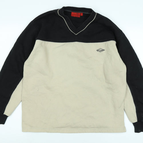 Lee Cooper Mens Beige Polyester Pullover Sweatshirt Size M - Lee Cooper
