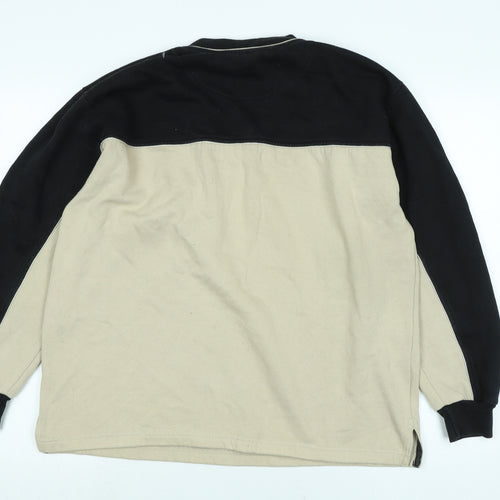 Lee Cooper Mens Beige Polyester Pullover Sweatshirt Size M - Lee Cooper