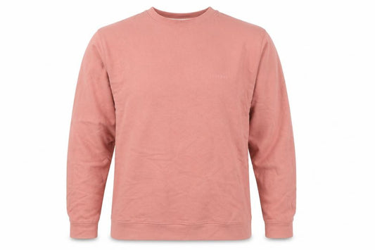 Front view of LEGENDS men’s pink polyester pullover sweatshirt, size L, - legends