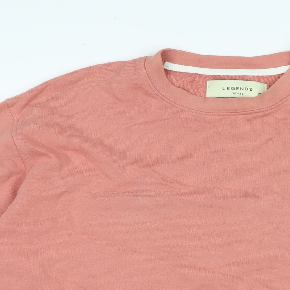 LEGENDS Mens Pink Polyester Pullover Sweatshirt Size L - Legends
