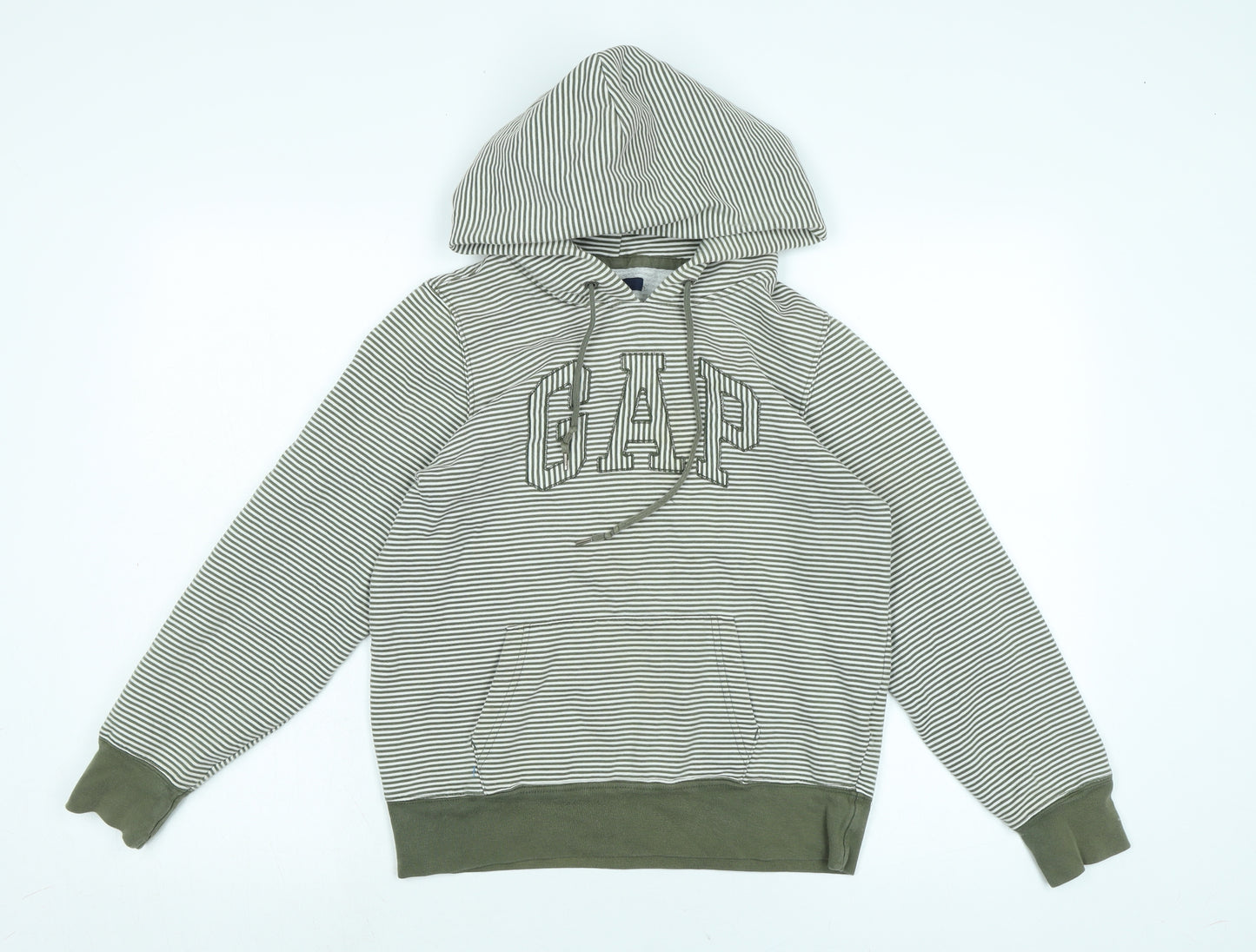 Gap Womens Green Cotton Pullover Hoodie Size S - Gap