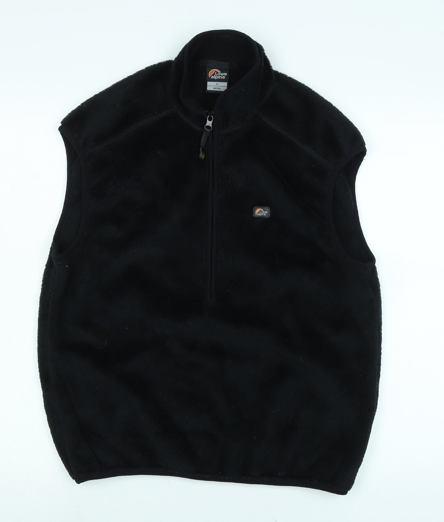 Lowe Alpine Mens Black Gilet Waistcoat Size M Zip - Lowe Alpine