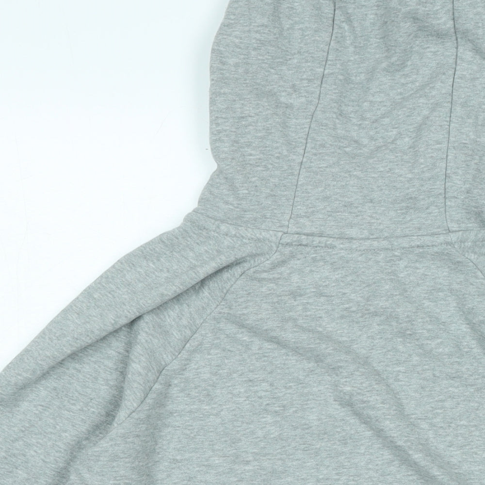 Nike Mens Grey Cotton Pullover Hoodie Size M - Nike