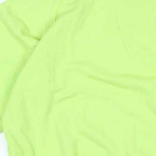 Nike Womens Green Cotton Pullover Sweatshirt Size S - Nike