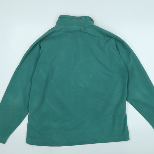 Craghoppers Womens Green Mock Neck Polyester Pullover Jumper Size 18