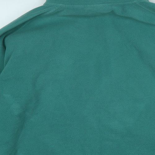 Craghoppers Womens Green Mock Neck Polyester Pullover Jumper Size 18