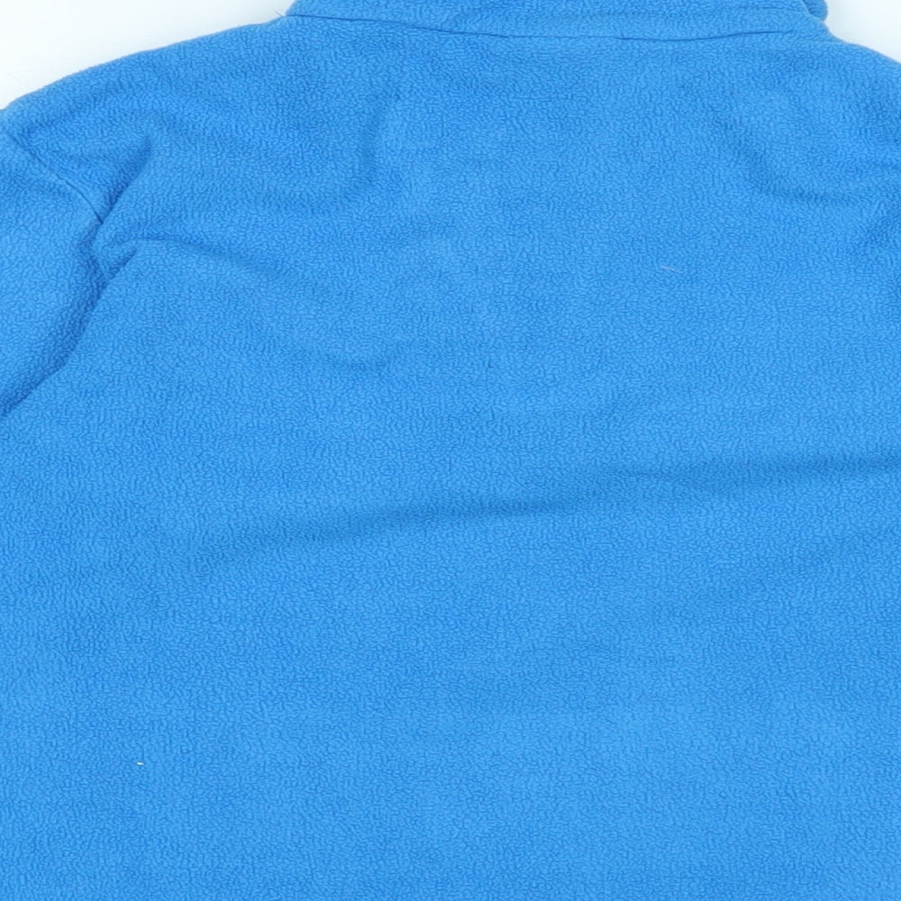 Trespass Boys Blue Mock Neck Polyester Pullover Jumper Size 7-8 Years - Trespass