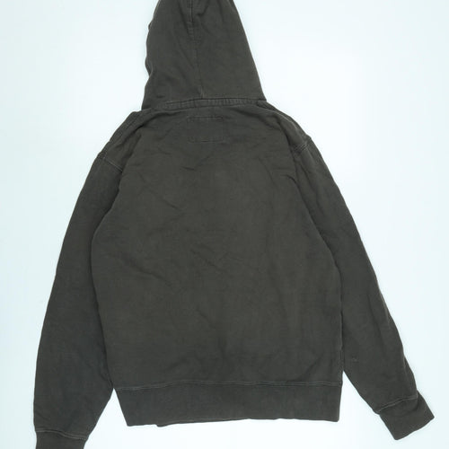 Deluxe Laundry Mens Grey Cotton Pullover Hoodie Size M