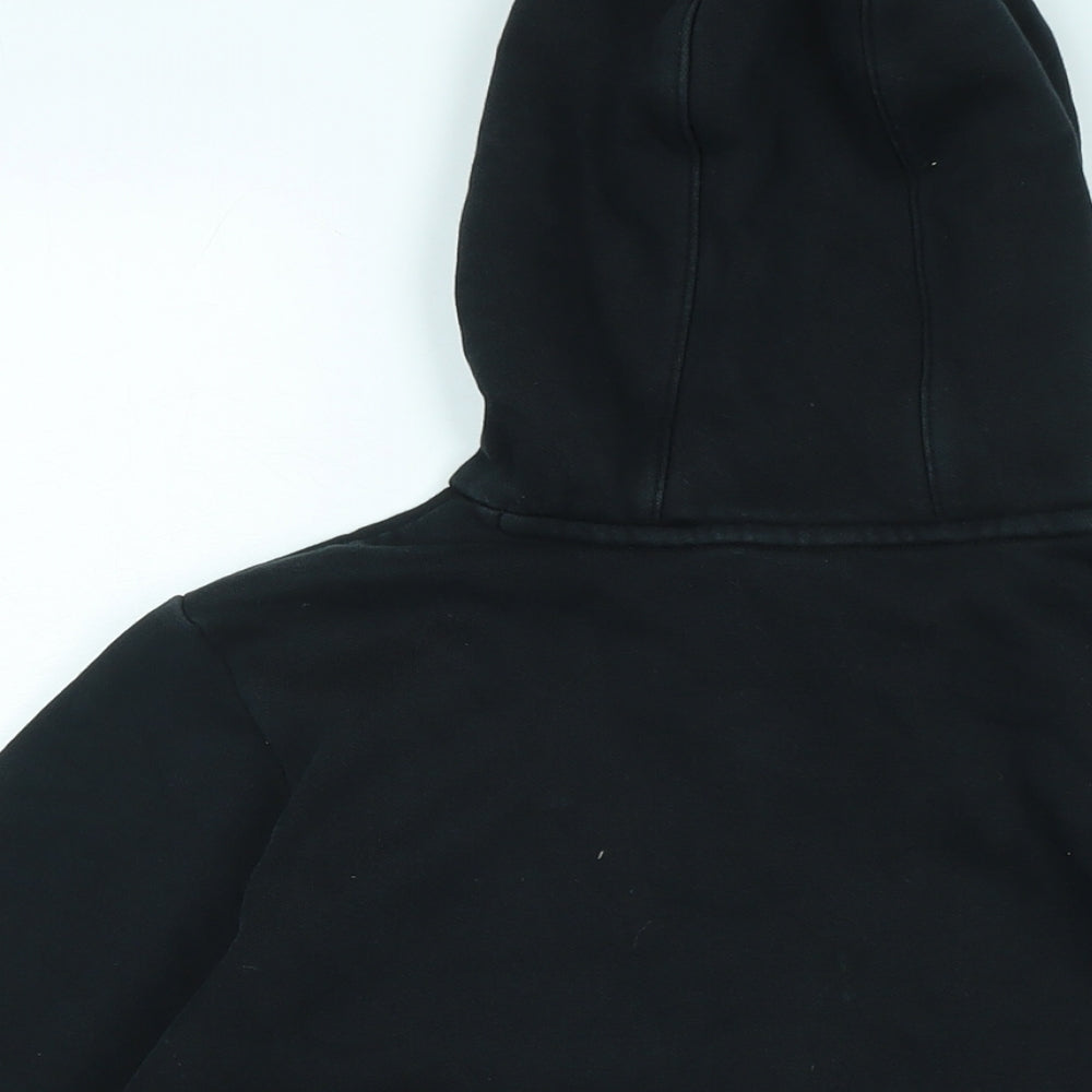 PUMA Boys Black Cotton Pullover Hoodie Size 11-12 Years - Puma